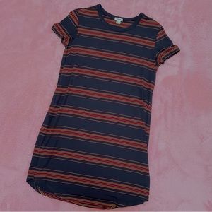 GARAGE striped t-shirt dress XS
